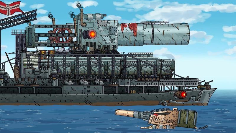 HUGE GUSTAV on the Cruiser blows up our fleet!