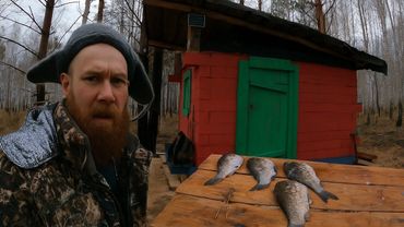 Жизнь в Лесу! Наловил и Закоптил Рыбы в лесной Избе!