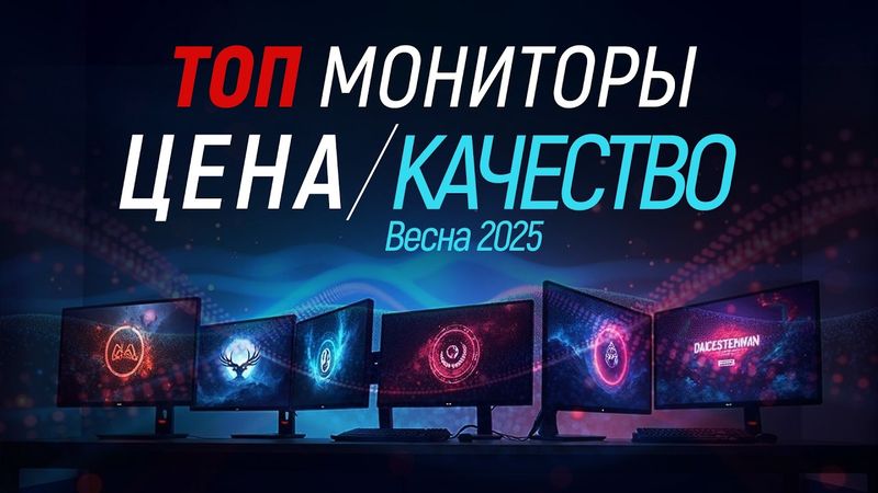 Топ мониторы цена-качество, весна 2025. Рекомендованные модели.