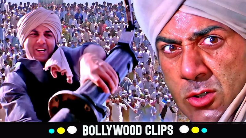 तारा सिंह ने उखाड़ दिया हैंड पंप 💥 | Sunny Deol का दमदार एक्शन | Gadar Iconic Fight Scene