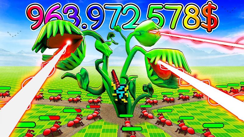 😰Это Самое ДОРОГОЕ Растение УНИЧТОЖАЕТ ВСЁ в Защити Сад Роблокс! #6 + Кабан