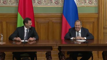 Пресс-конференция С.Лаврова и М.Рыженкова по итогам заседания коллегий МИД России и МИД Белоруссии