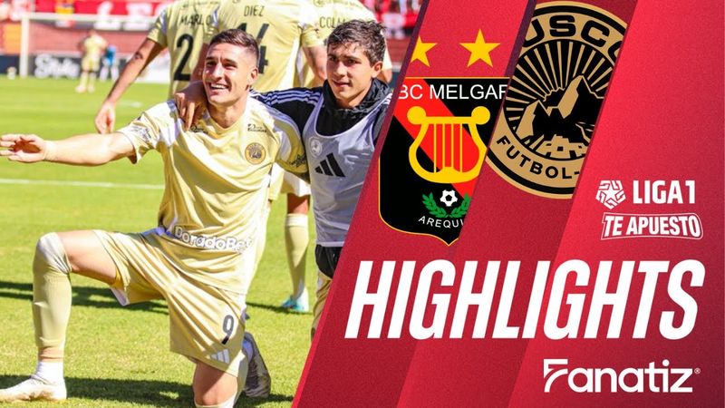 FBC Melgar 0-2 Cusco FC - Highlights | #Liga1TeApuesto2025