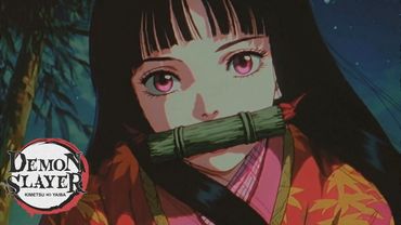 Demon Slayer 80s Retro Anime Style