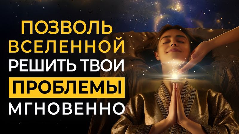 Отпусти Все Проблемы и Позволь Вселенной Решить их Мгновенно за Тебя | Саблиминал глубокой медитации