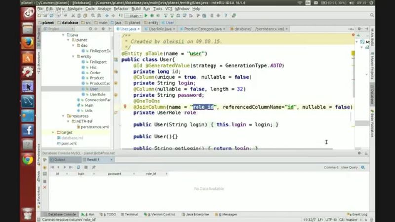 #20 Организация бизнес-логики приложения.