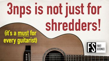 Unlock the fretboard with three notes per string: learn the 3nps system with 85% less memorization