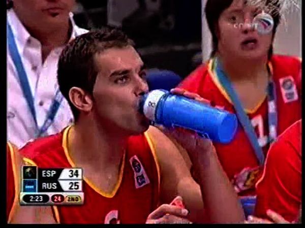 Россия - Испания (финал Евробаскета 2007),2 часть