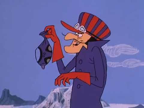 Wacky Races body inflation scene