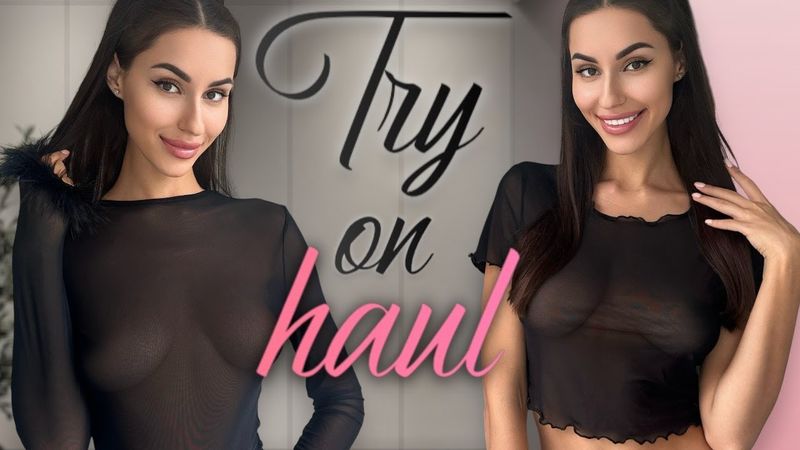 4K TRANSPARENT TRY-ON HAUL |fashion fetch with Carla