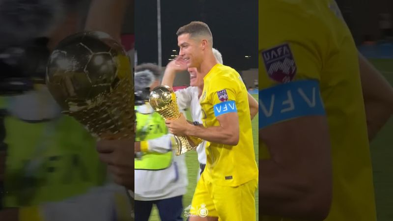 Роналду выиграл первый трофей за Аль Наср #shorts
