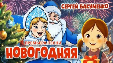 Новогодняя песня -мультфильм для детей и взрослых Сергея Бакуменко