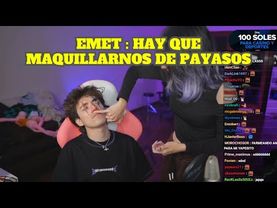 EMET CONVENCE A GLOGLO PARA SALIR MAQUILLADOS DE PAYASOS A LA CALLE