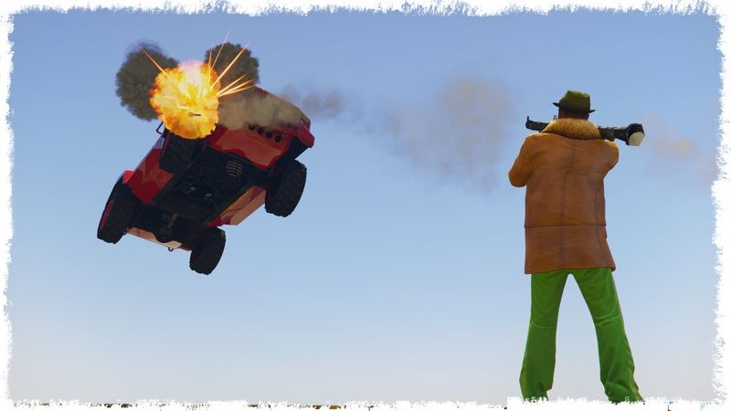 СТРЕЛЯЙ, ИНАЧЕ ОН РАЗДАВИТ ТЕБЯ!!! РПГ vs БРОНЕВИК В GTA ONLINE!!!