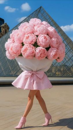 Happy Tuesday 🌺💐🌷🌷🌸. #aifashion #flowerchallenge #floraldress 