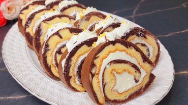 A GORGEOUS ROLL for THE FESTIVE TABLE! EVERYONE WILL LOVE THIS DESSERT!