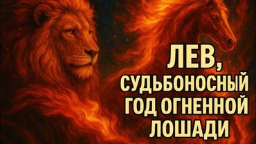 Лев — судьба разворачивается в твою сторону | Судьбоносный год Огненной Лошади 2026. Гороскоп