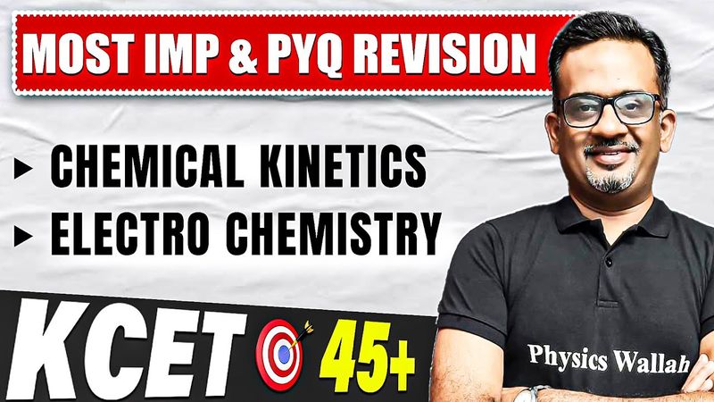CHEMICAL KINETICS in 1 Shot | Chemistry | KCET Complete Revision | 45+ Fixed Marks 🔥