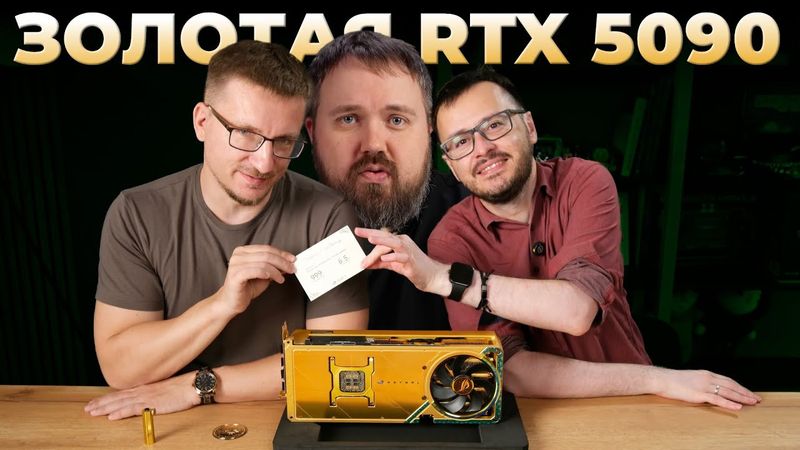 ЗОЛОТАЯ RTX 5090 Dhahab Edition. Собрали самый дорогой ПК в мире!