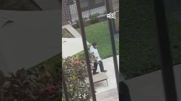 Man arrested caught on video firing gun and stumbling at Houston apartment complex