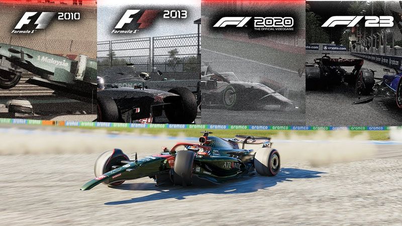 DAMAGE PHYSICS in F1 Games