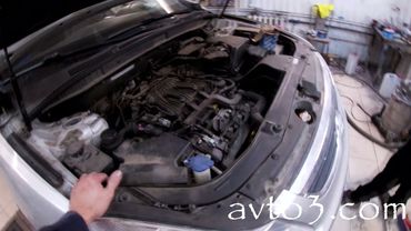 V образная болезнь Hyundai IX55 3.8