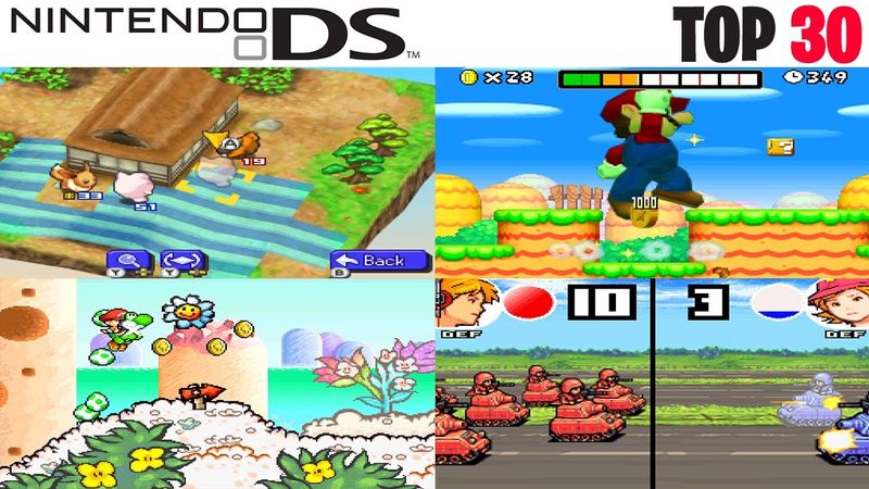 Top 30 Best Nintendo DS (NDS) Exclusive Games [4K]