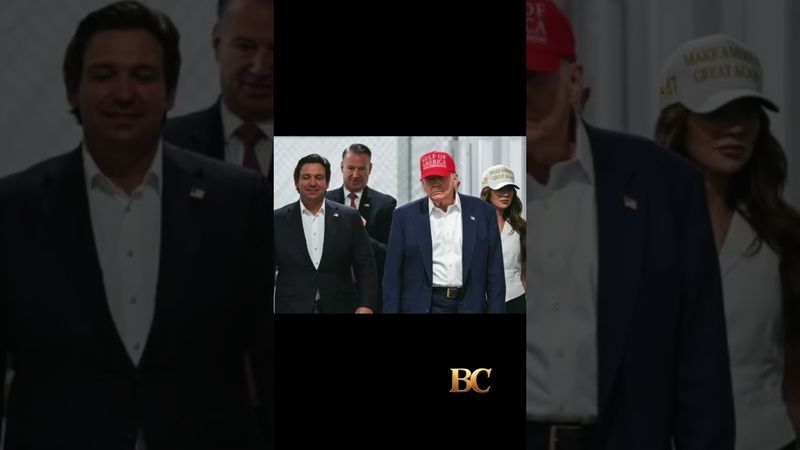 Trump and Ron DeSantis put aside rivalry at ‘Alligator Alcatraz’