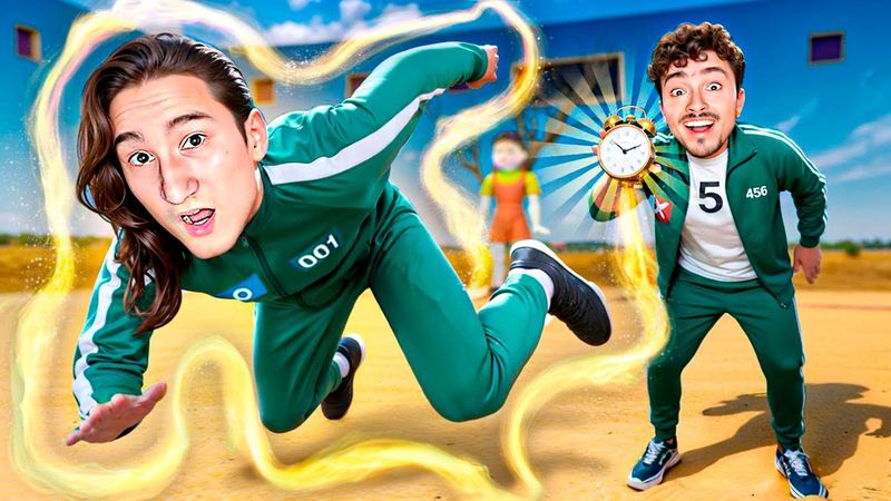 ИГРА В КАЛЬМАРА НО Я ОСТАНАВЛИВАЮ ВРЕМЯ КОГДА ХОЧУ!