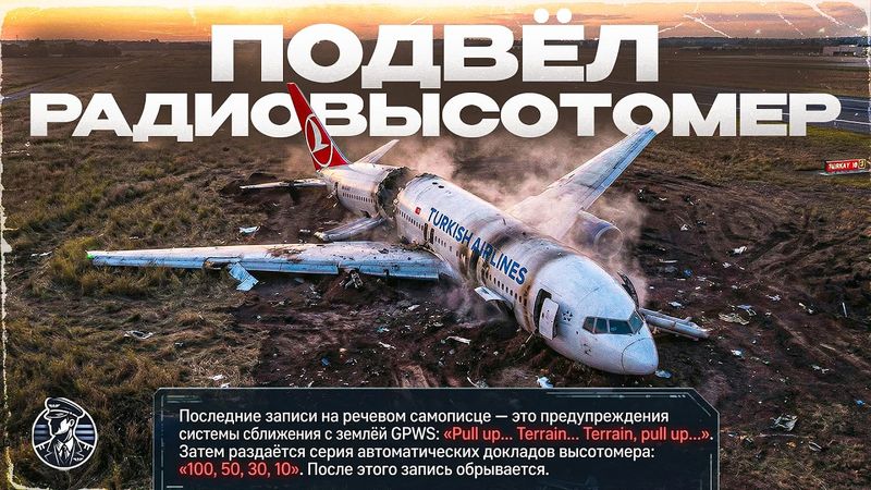 Не ПИЛОТЫ, а ОПЕРАТОРЫ! Turkish Airlines 1951, 25 февраля 2009 год.