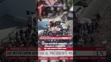 Президента Аргентины Хавьера Милея закидали камнями
