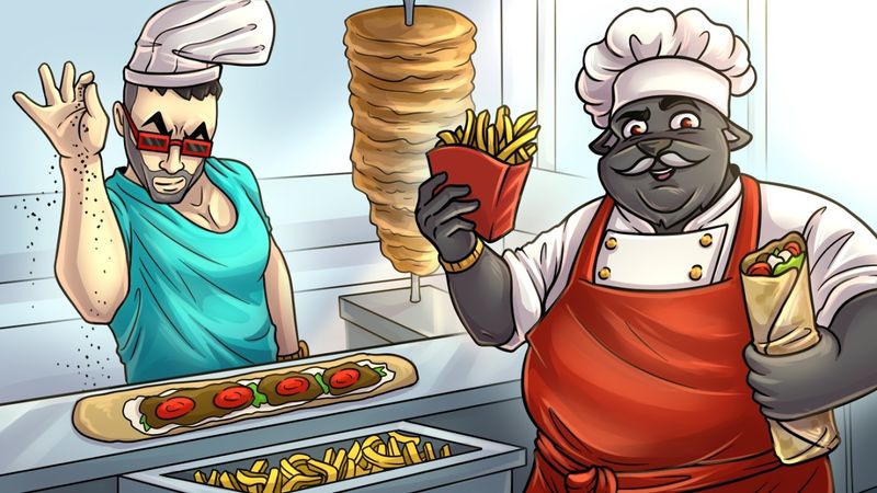 ГДЕ ЛУЧШАЯ ШАВУХА? У НАС В КЛУБЕ :D ШАУРМЕШНАЯ ОНЛАЙН