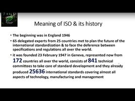 المحاضرة الأولي من كورس ISO22000 للدكتور أسامة عباس