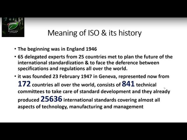 المحاضرة الأولي من كورس ISO22000 للدكتور أسامة عباس