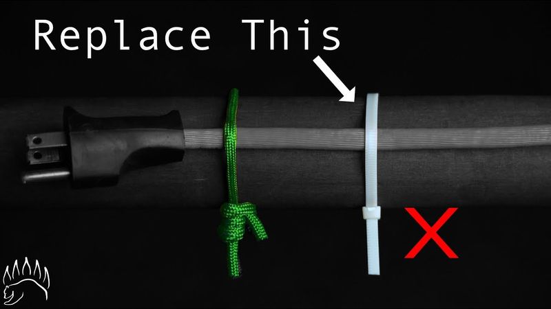 Genius Knot to Replace Zip-Ties Forever.