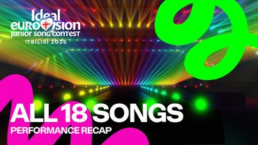 Performance Recap - VOTE NOW! | All 18 Songs | Ideal Junior Eurovision 2025