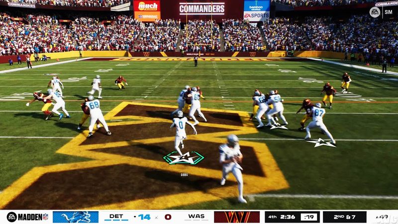 Madden NFL 26 - Detroit Lions vs Washington Commanders - Gameplay (PS5 UHD) [4K60FPS]