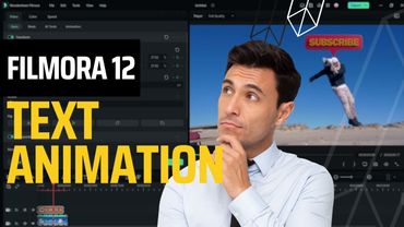 How to Do 3D Text Animation and Motion Tracking in Filmora 12