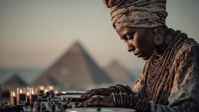 Afro House Mystical ~ Sand Rhythm Sahara Sunrise | Deep Tribal House DJ Set