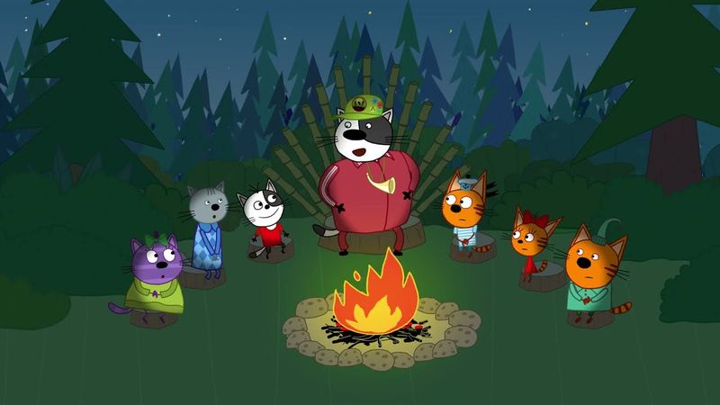 Три кота | Серия 117 | Лесные котики | Мультфильмы для детей