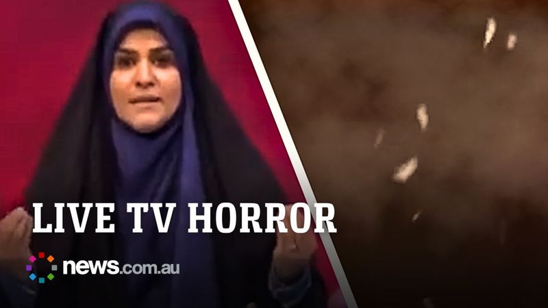 Israel strikes TV station mid-broadcast