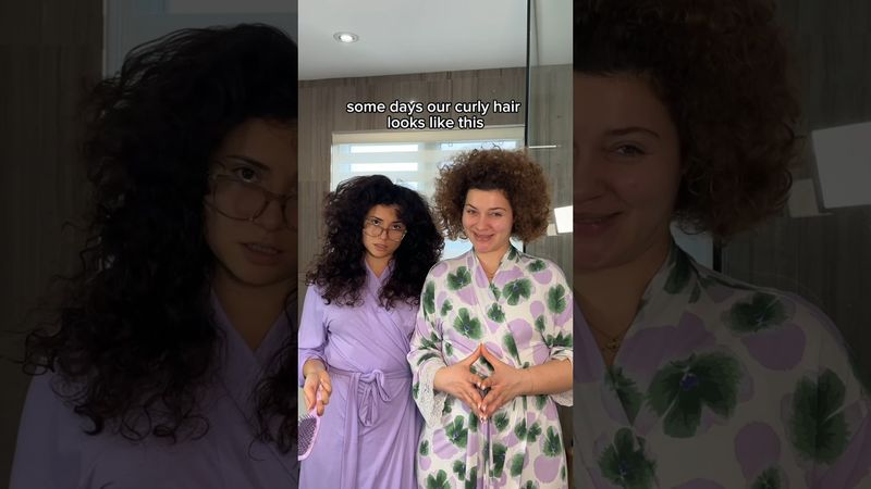 SOMETIMES OUR CURLY HAIR LOOKS LIKE THIS…