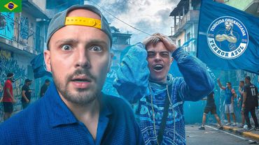 قبلت دعوة الى مباراة في أحياء البرازيل الخطيرة! مدينة ساو باولو 🇧🇷⚽️