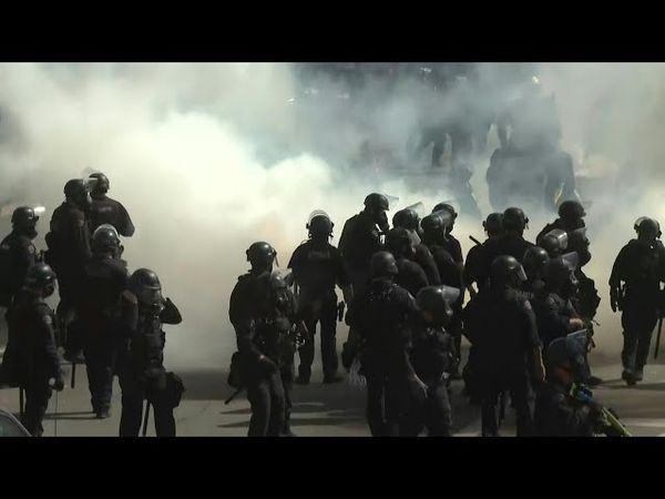 Police use tear gas to disperse protesters in downtown Los Angeles | AFP