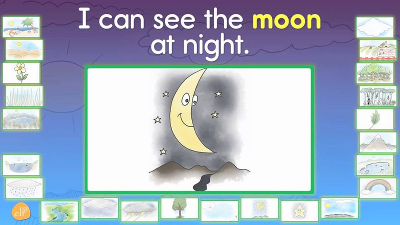 Nature Vocabulary and Phrases Chant for Kids by ELF Learning - ELF Kids Videos