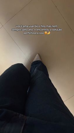 Sapatilha slingback tem sido a minha salvação por aqui! 😍🤌