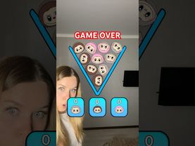 Labubu Challenge🐰🩵IMPOSSIBLE😭#shorts