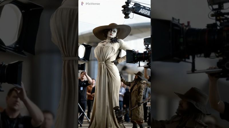 Resident Evil Village Behind The Scenes Movie #residentevil #games #pixverseai #pixverse