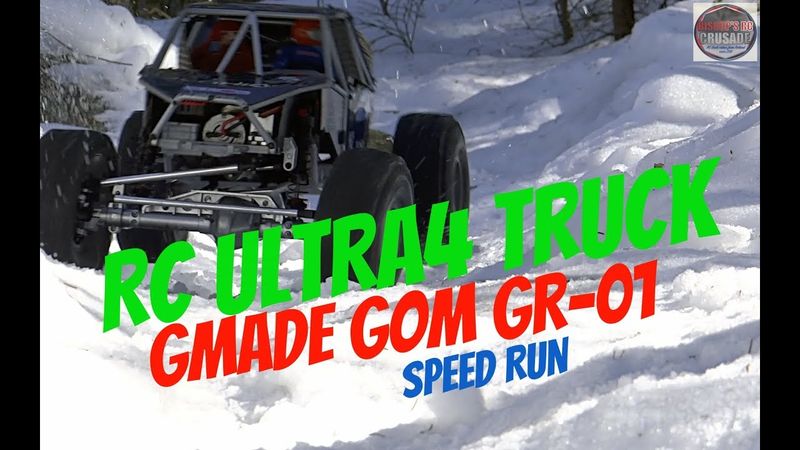 RC ULTRA4 Truck - Gmade GOM GR-01 Rock Buggy Snow Speed Bashing