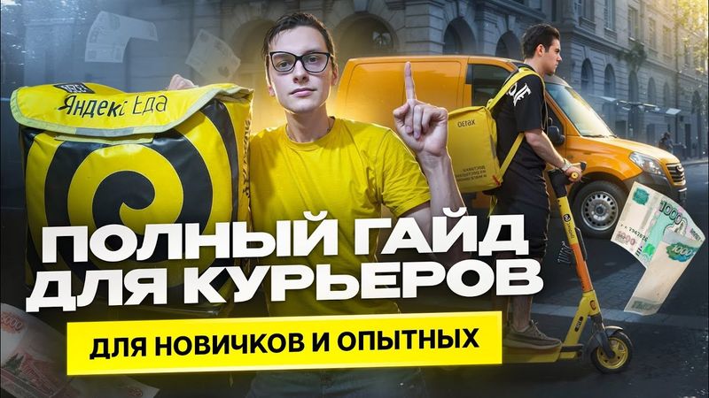Яндекс Еда | Полный инструкция для работы курьером 2025